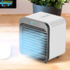 Quạt Đá Điều Hòa Hơi Nước Mini Jatek SL08 - Quạt Đá Tích Điện 10H, Giảm Nhiệt 10 Độ C, Cấp Ẩm Da
